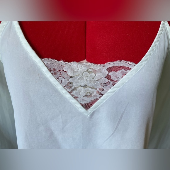 Satin Cami w/ Lace Detail - Picture 6 of 6